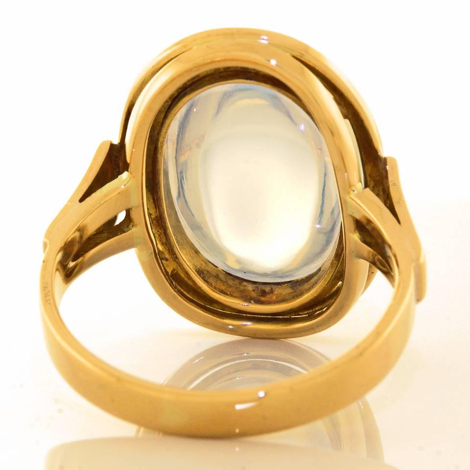 1950s Moonstone Gold Ring  2