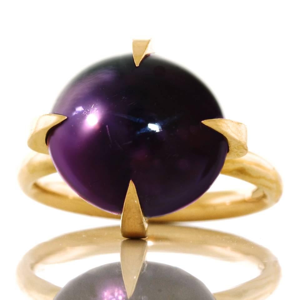 Women's Pomellato Amethyst “Veleno” Ring in Gold