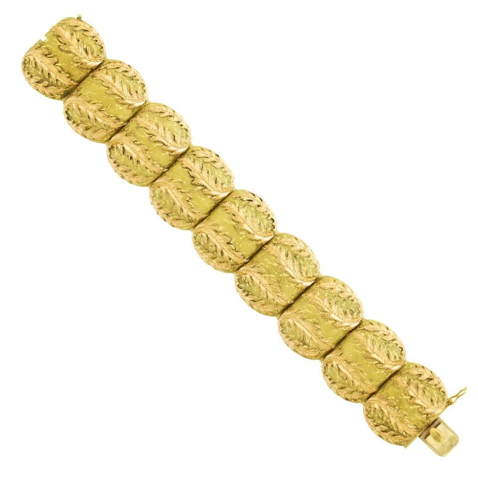 Art Deco Superb Venetian Gold Bracelet