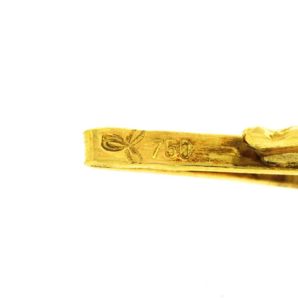 Diamant Pave Ball Halskette in Gold 1