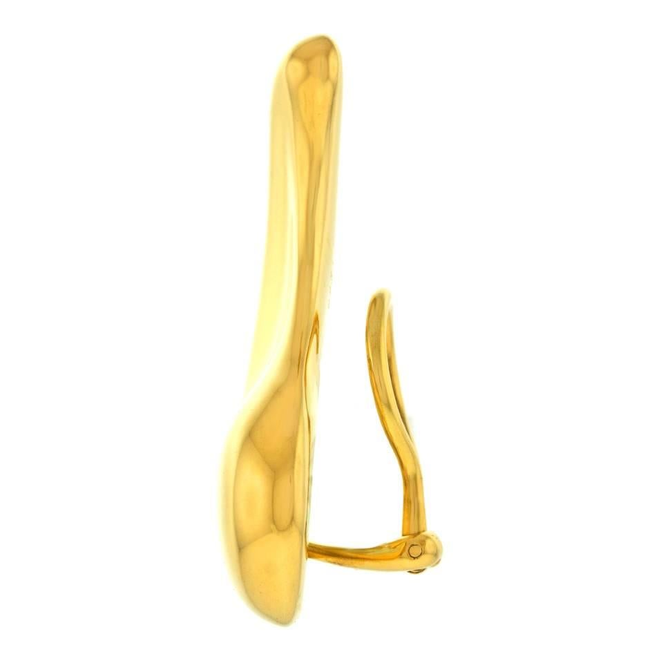 Women's Elsa Peretti for Tiffany Monumental Teardrop Earrings in Gold