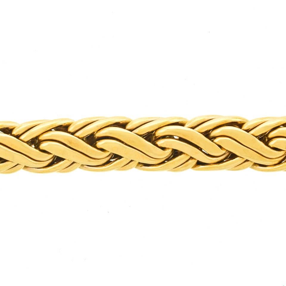 Women's Tiffany & Co. Gold Russian Braid Bracelet