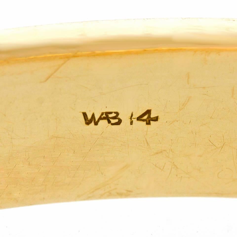 Women's Wordley Allsopp & Bliss Gold Bangle Bracelet