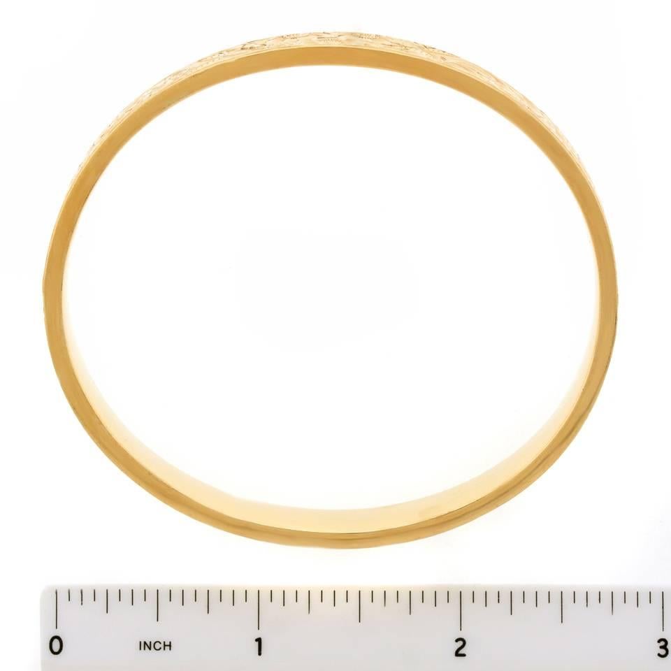 Wordley Allsopp & Bliss Gold Bangle Bracelet 1