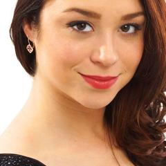 Spark Ruby Diamond Gold Dangle Earrings