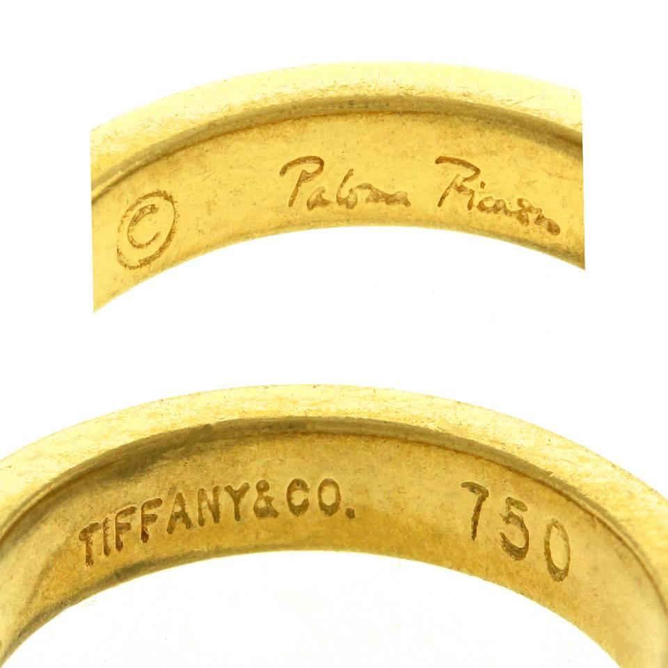 Tiffany & Co. Paloma Picasso Gold Earrings 1