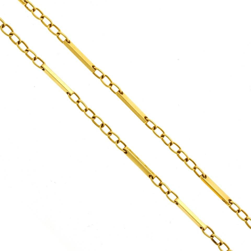 Fabulous Long Pomellato Gold Necklace 3