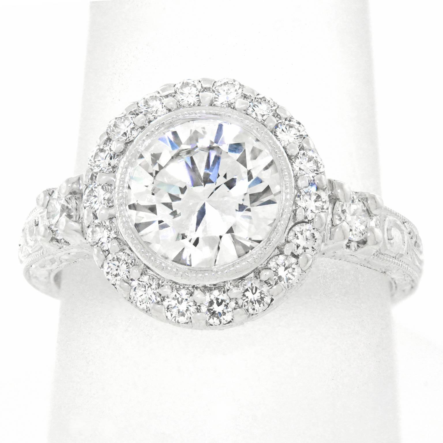 1.78 Carat Diamond Ring GIA 4