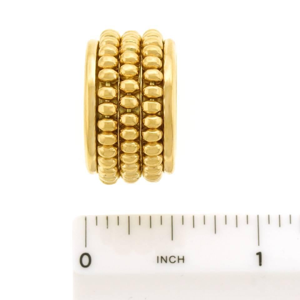 Chaumet Gold Abacus Ring In Excellent Condition In Litchfield, CT