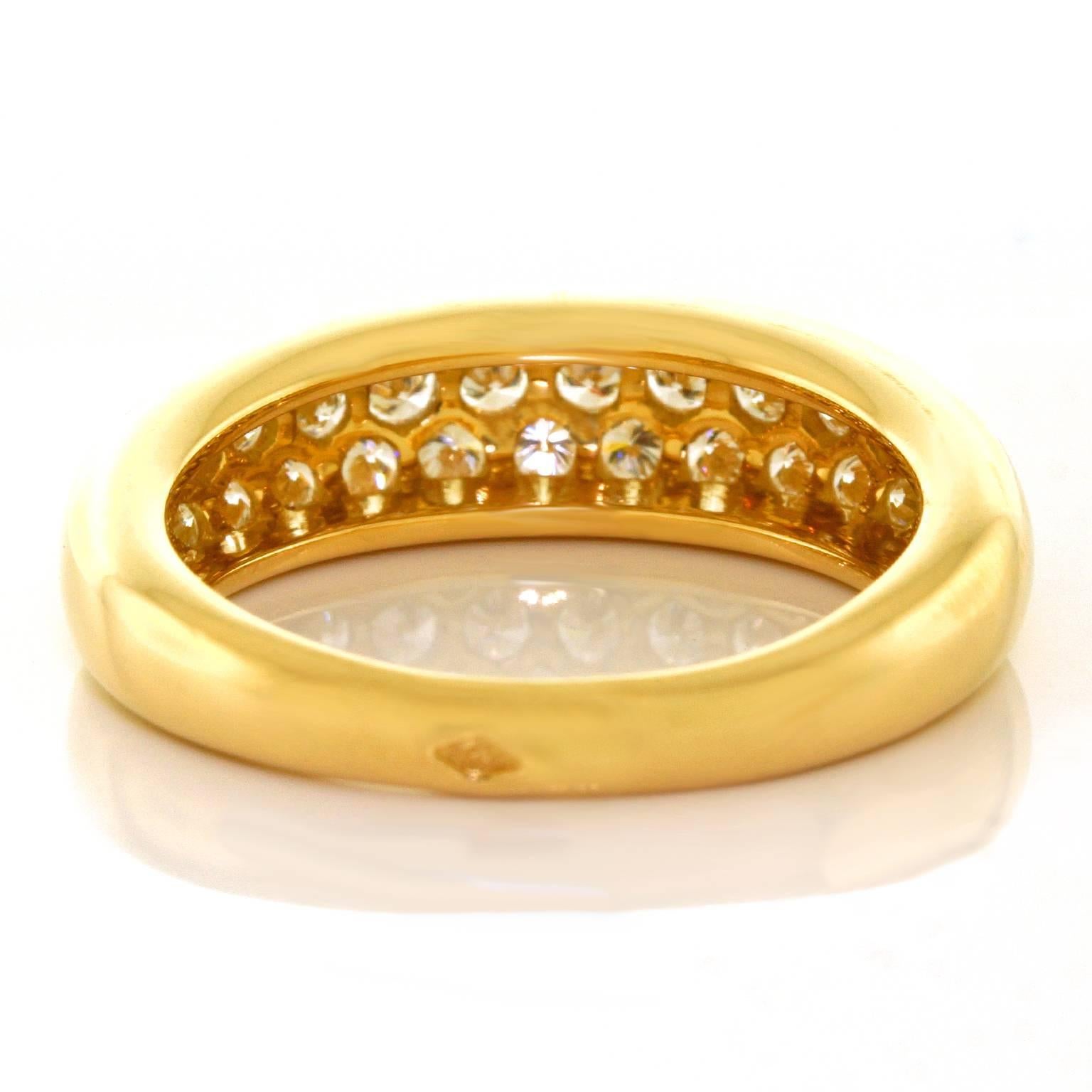 Cartier Mimi Diamond Set Gold Ring 1