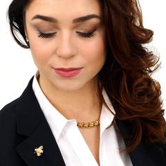Herbert Rosenthal Gold Bee Brooch