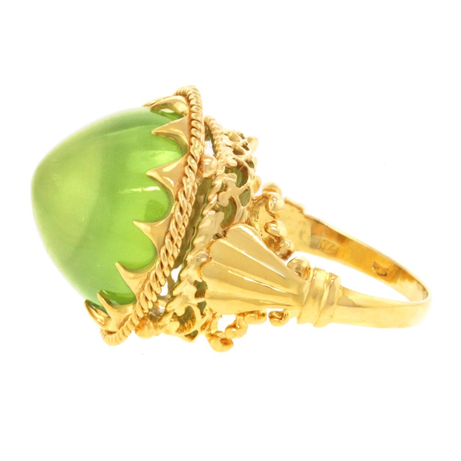 Collection No.1 Alchemy “Victorian Adorned” Prinite and Gold Ring In Excellent Condition In Litchfield, CT