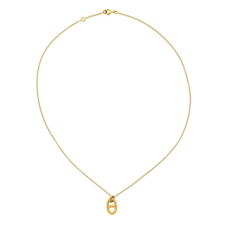 Hermes "Farandole" Gold Pendant at 1stdibs