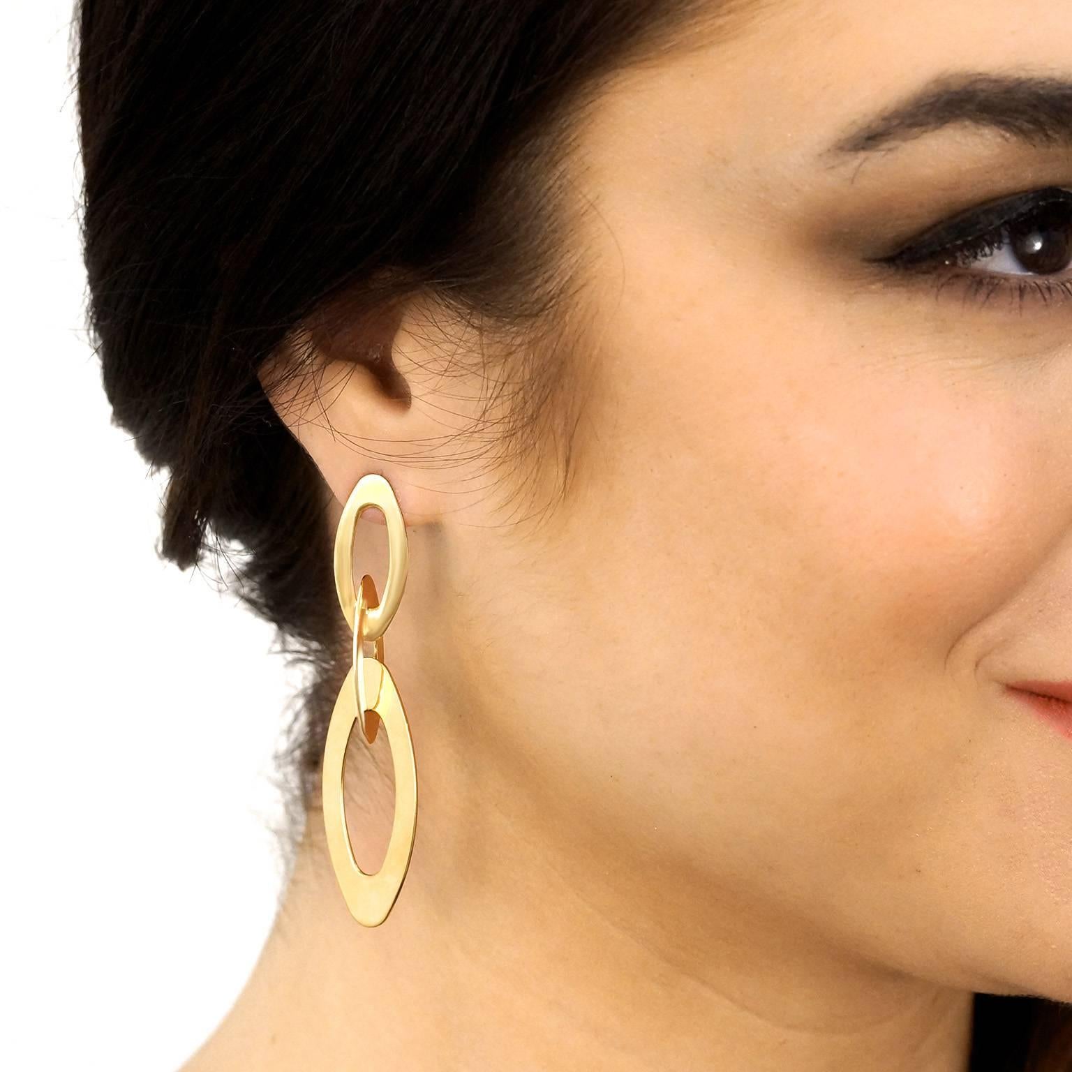 Women's Roberto Coin Gold Dangle Earrings