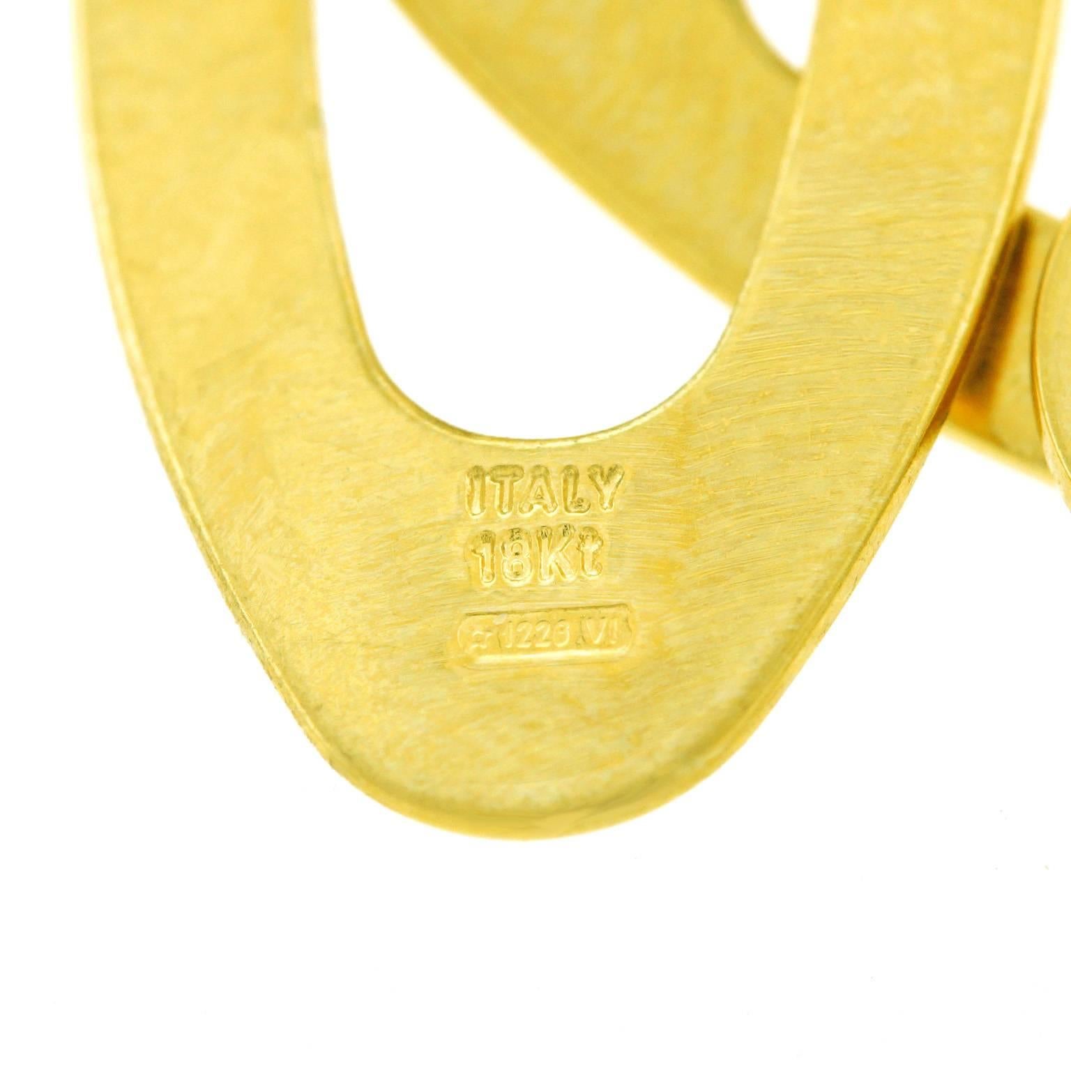 Roberto Coin Gold Dangle Earrings 1