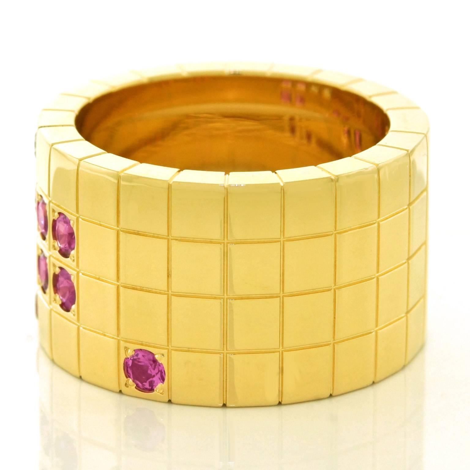 Cartier Ruby Diamond Gold “Lanieres” Ring 3
