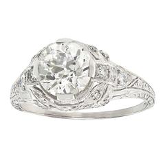 Art Deco Diamond Engagement Ring