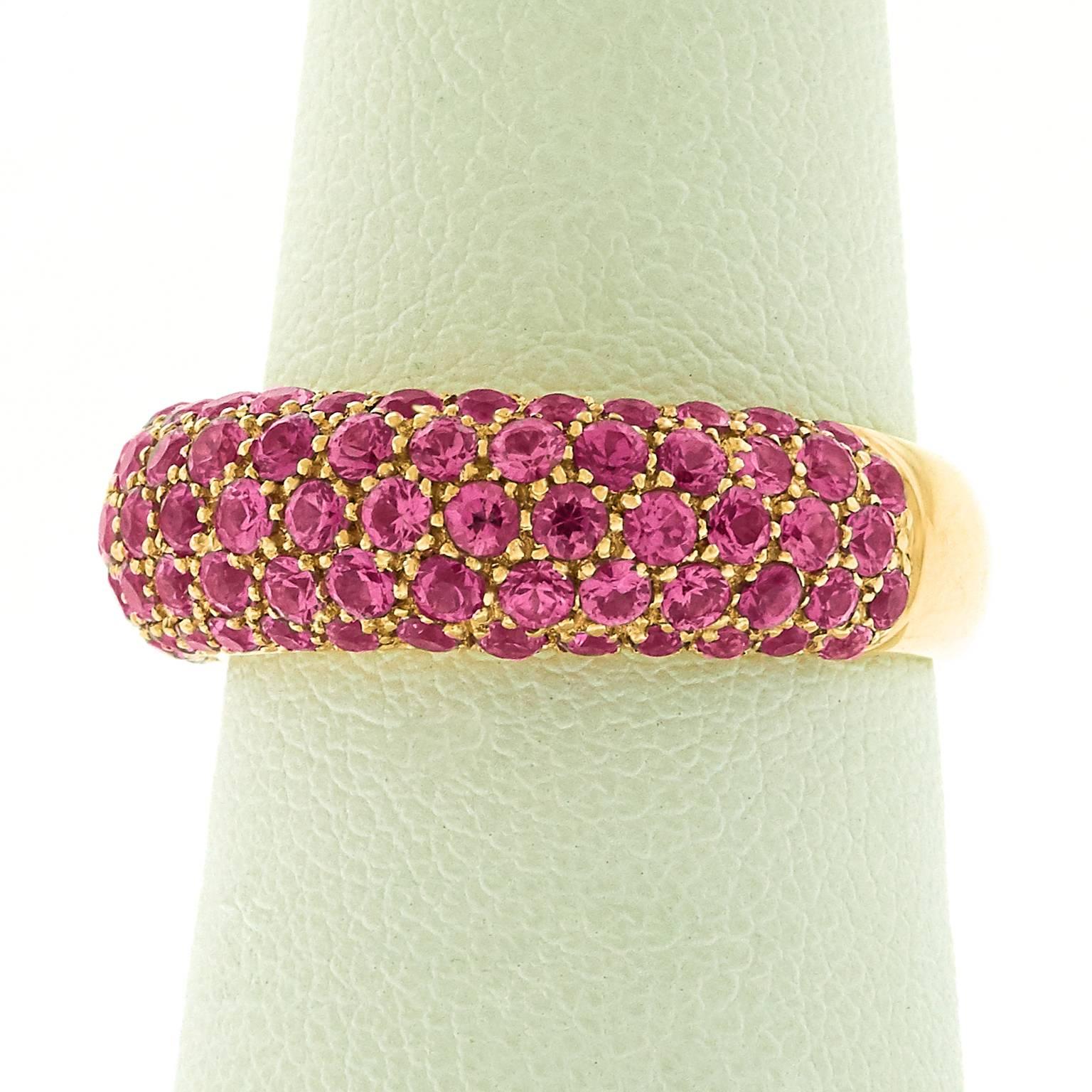 Gubelin Pink Sapphire Gold Ring 3