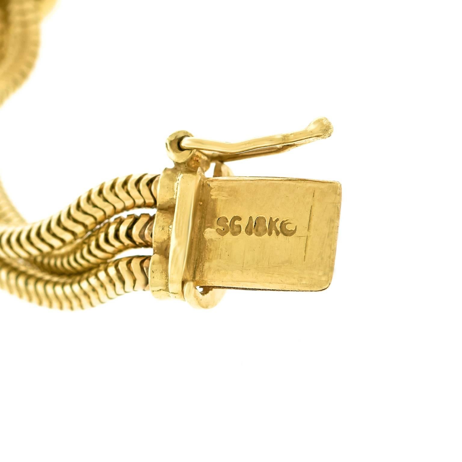 Seidengang Tourmaline and Gold Bracelet 1