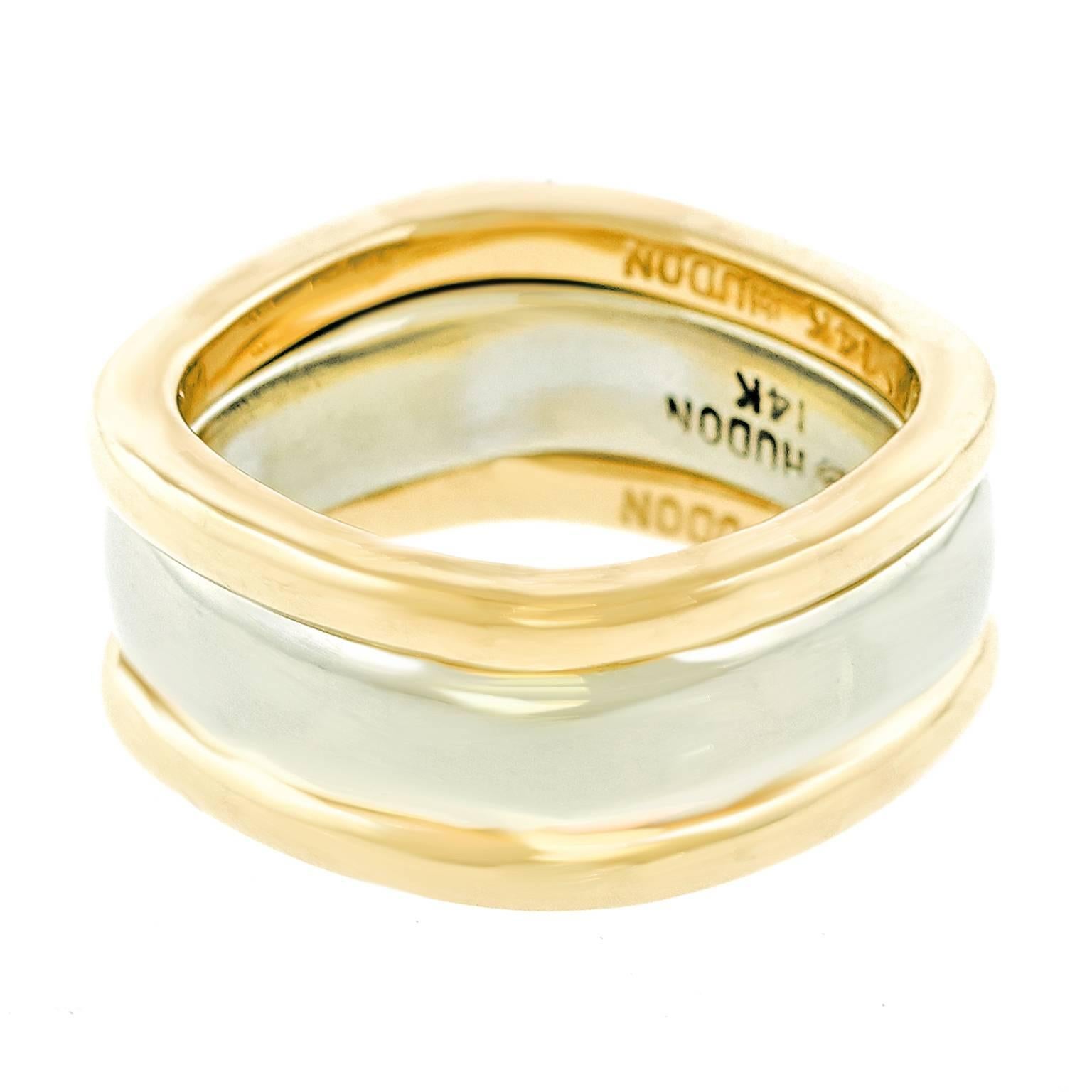 Three-Ring Two Color Gold Stacking Set 3