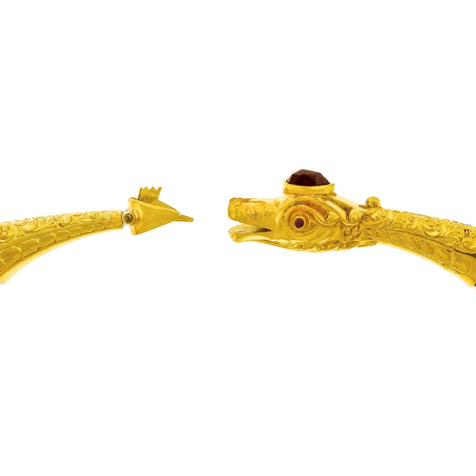 Victorian Gold Snake Bracelet 1