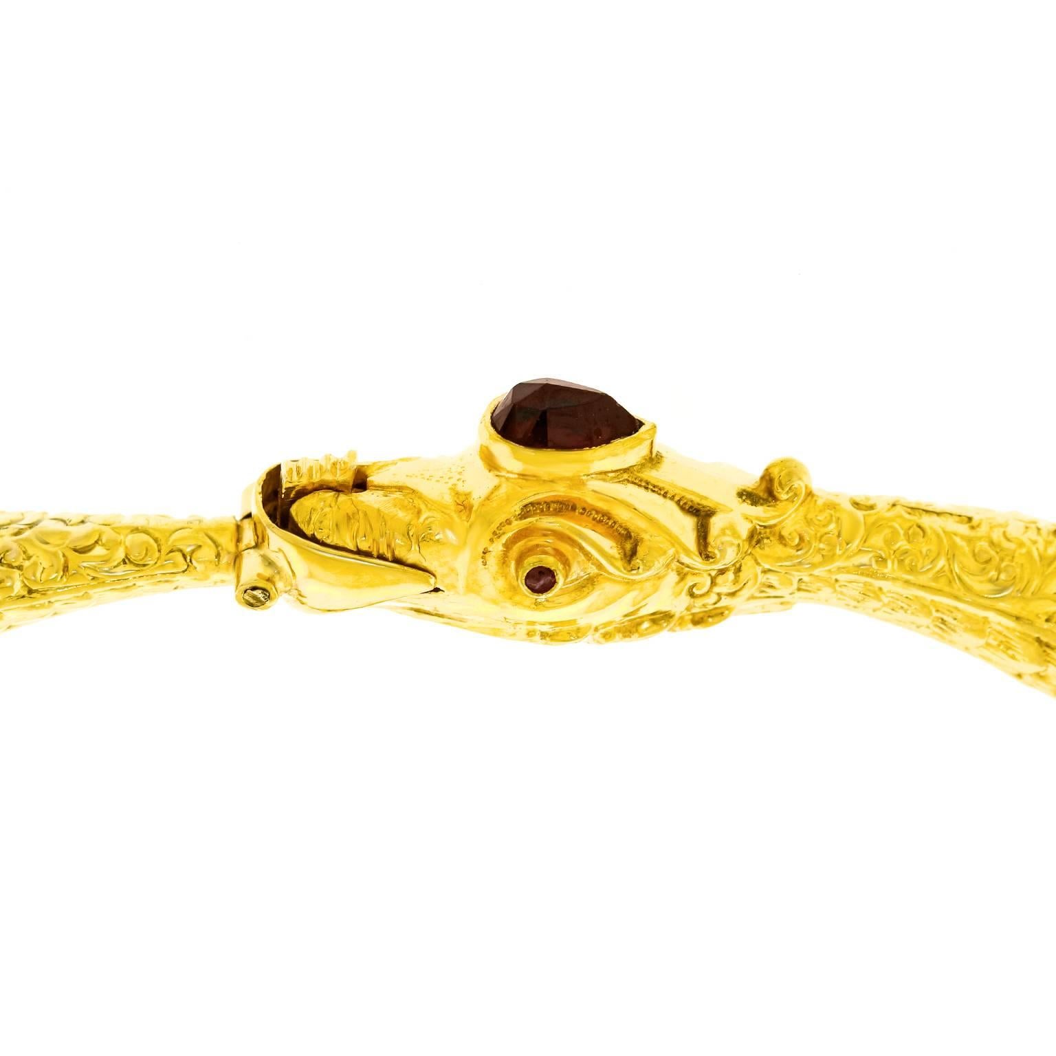 Victorian Gold Snake Bracelet 3