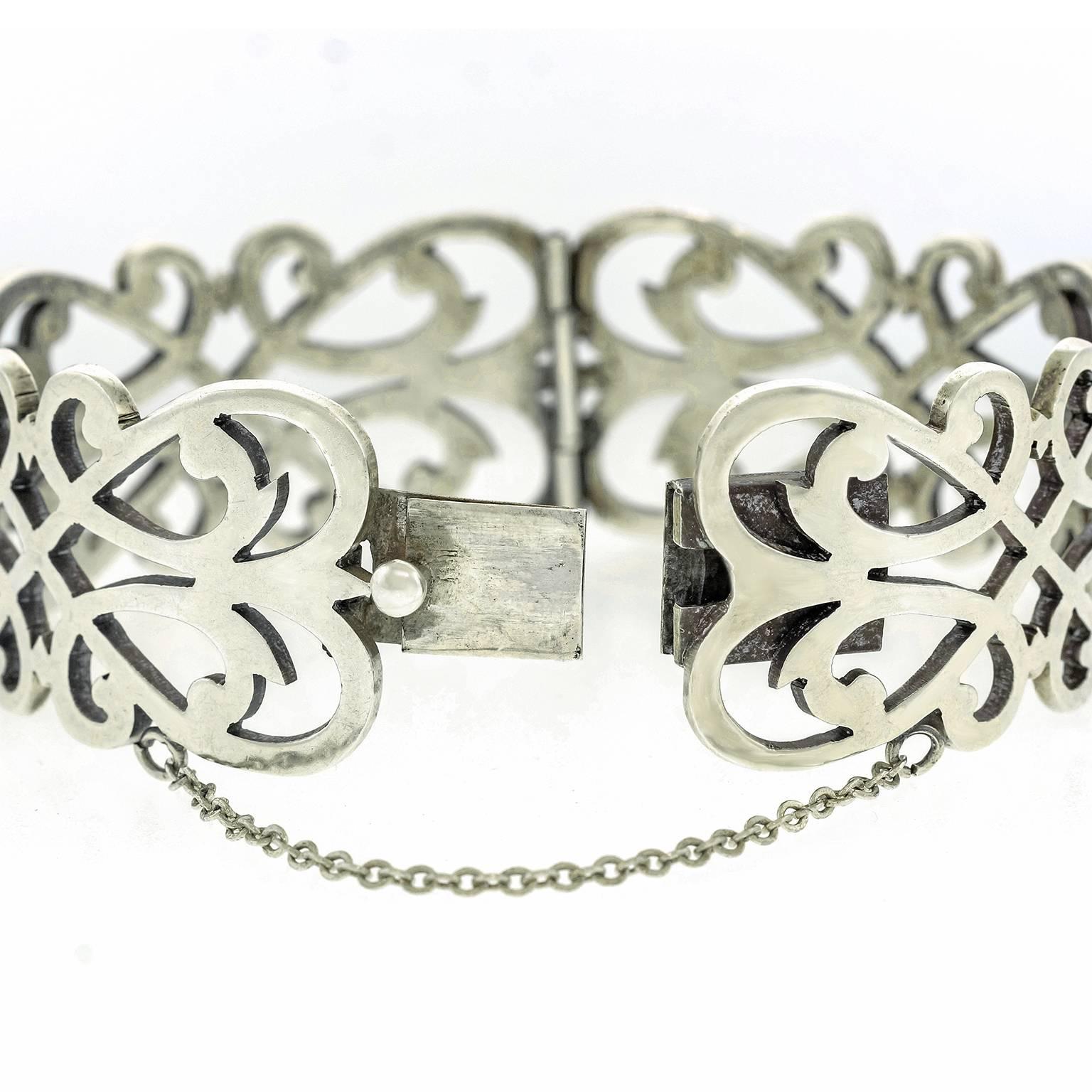 Fifties Mexico Sterling Silver Bracelet 3