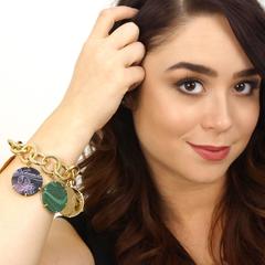 Gucci “Flora St. Tropez” Gold Charm Bracelet