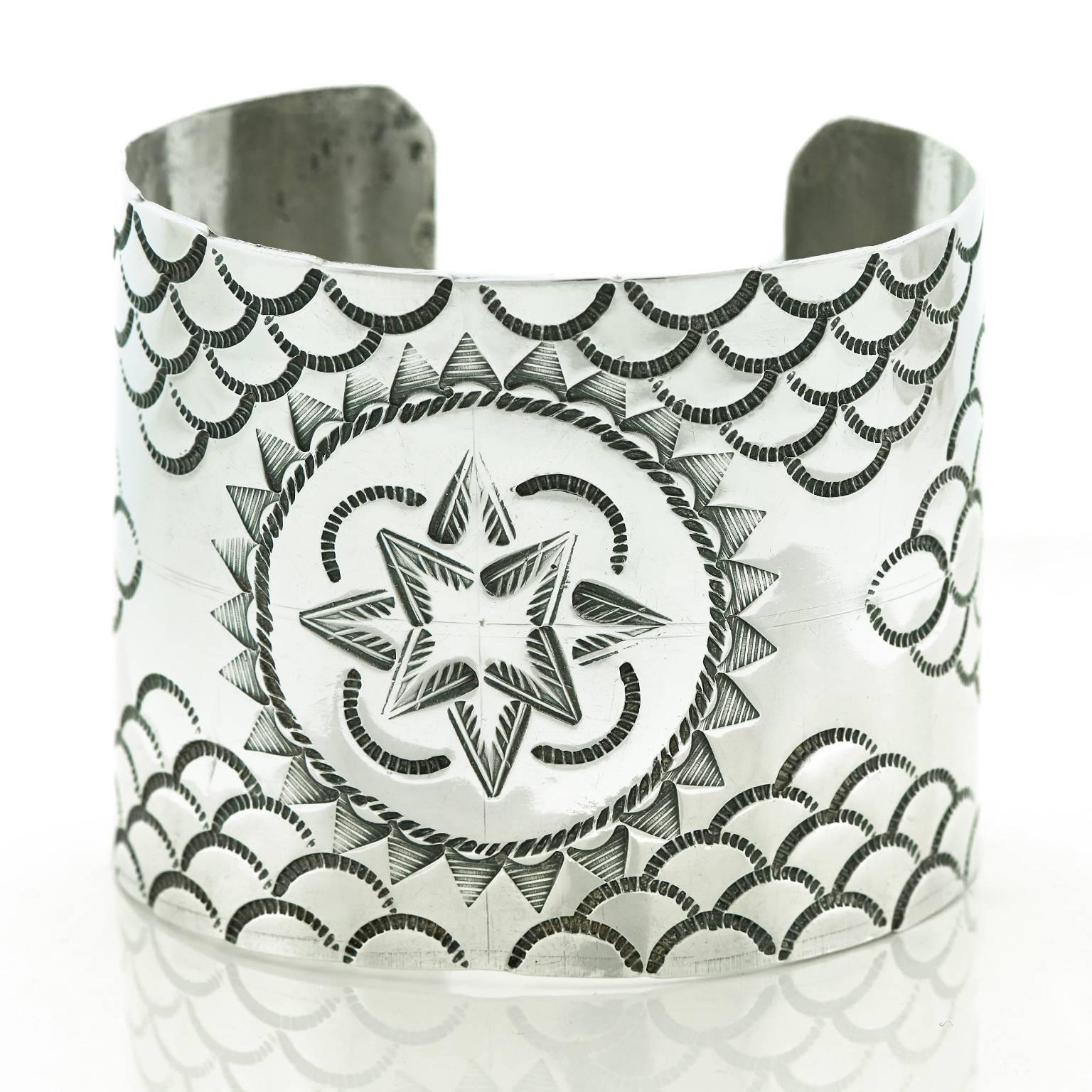 Native American Early Navajo Sterling Cuff