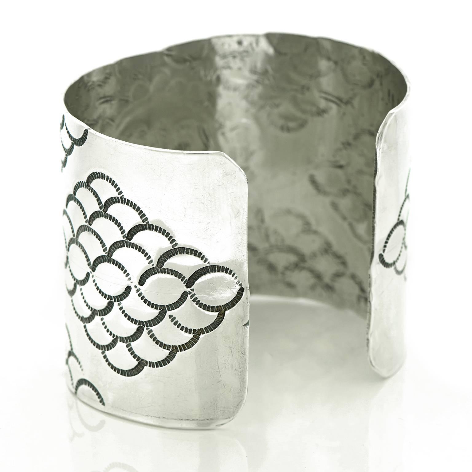 Early Navajo Sterling Cuff 2