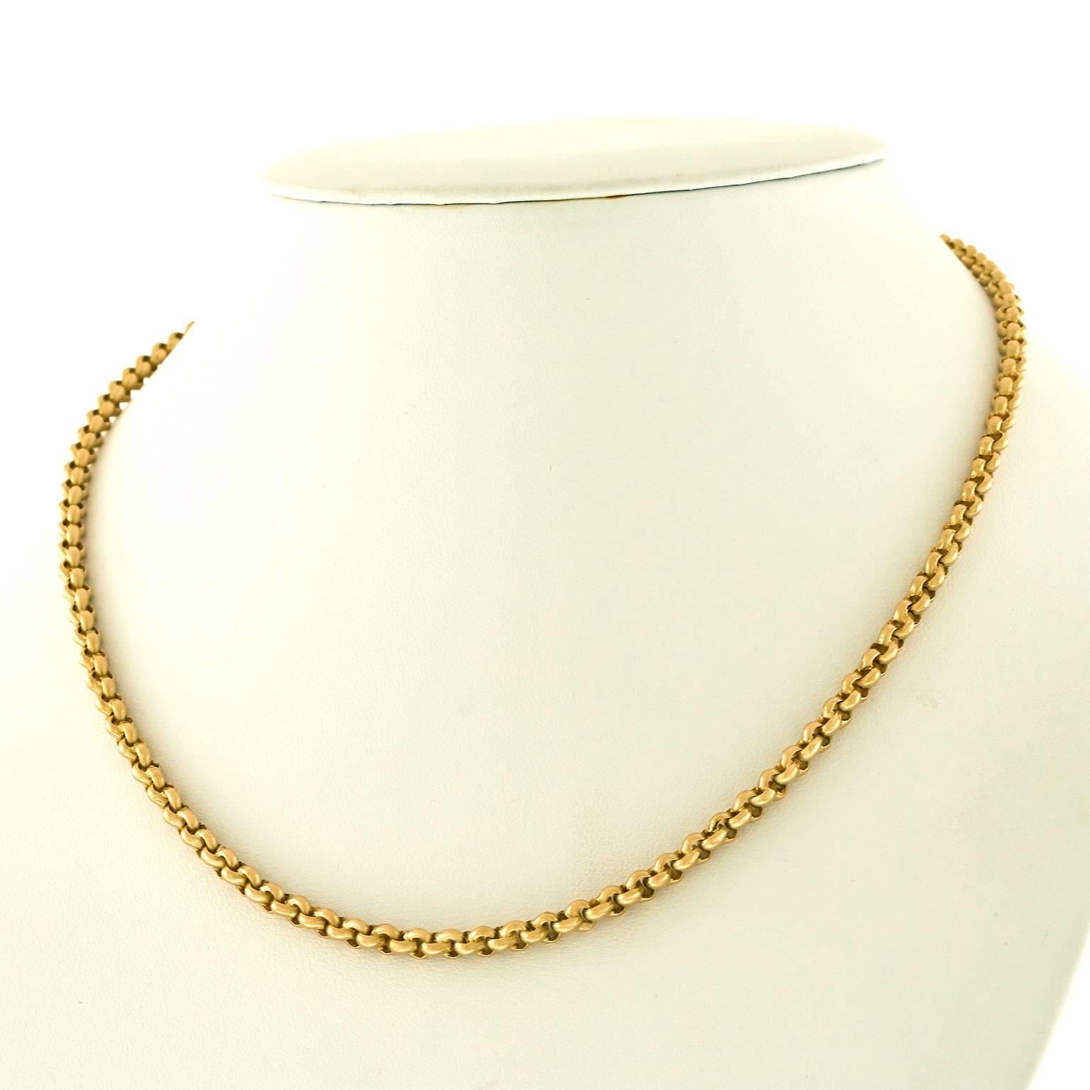 hand made gold chain
