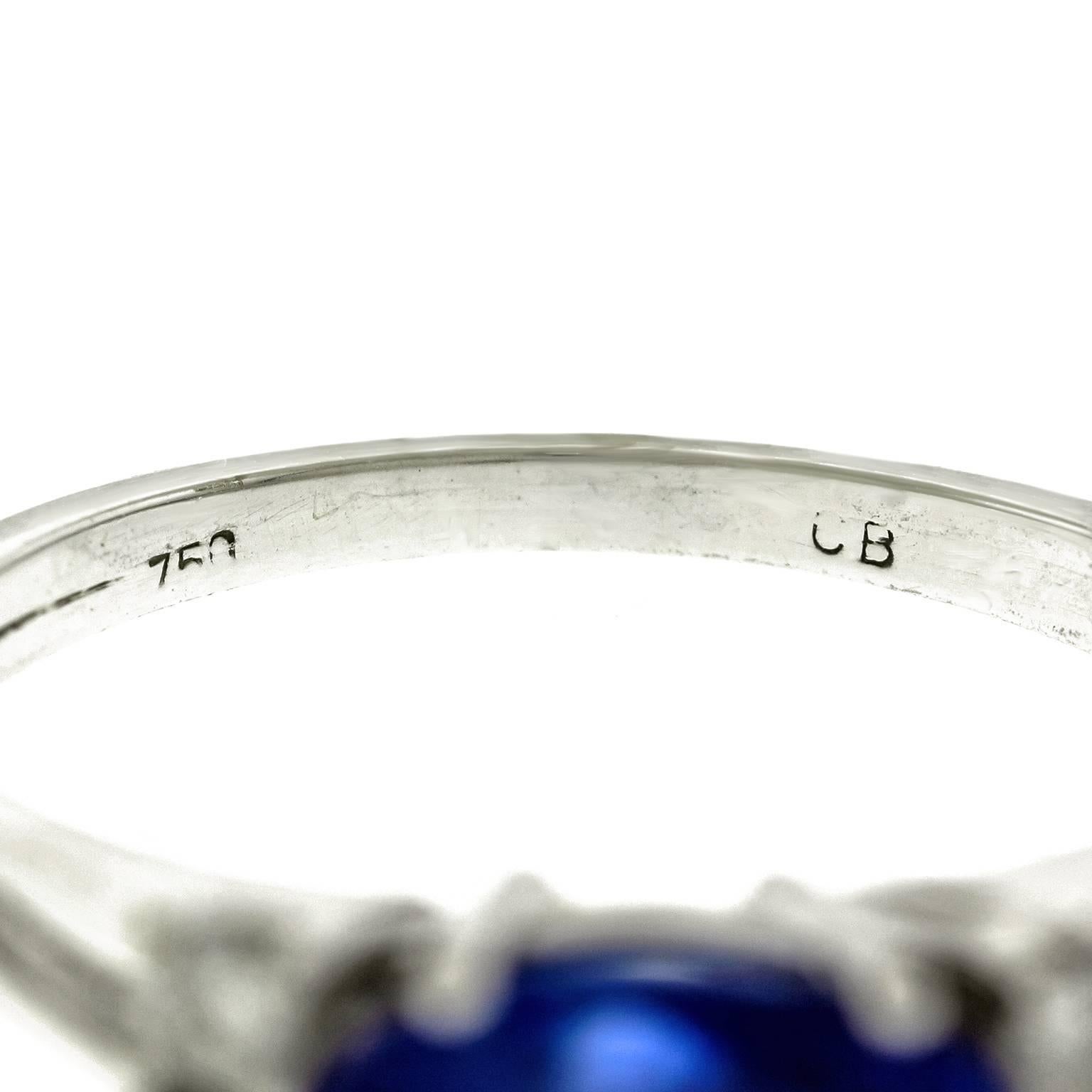 Prächtiger Carl Bucherer Saphir- und Diamantring 1