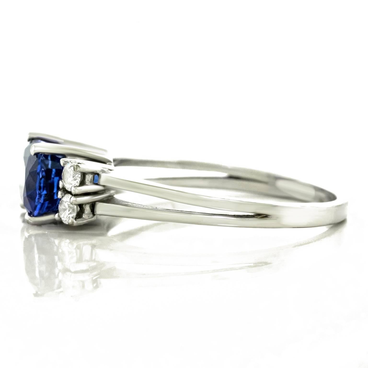Women's Superb Carl Bucherer Sapphire and Diamond Ring