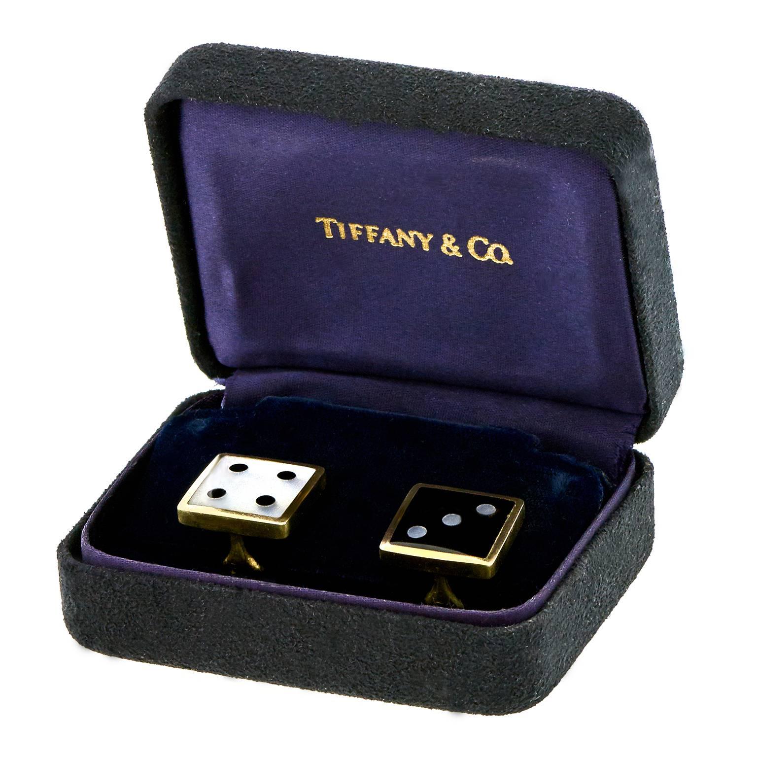 Tiffany & Co. Lucky Seven-Dice Earrings in Gold 2