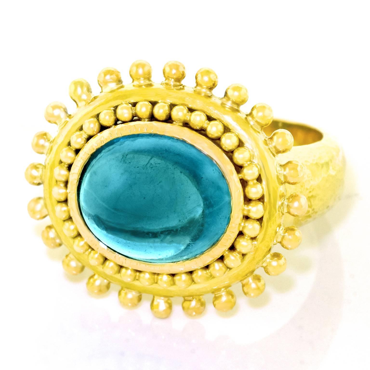 elizabeth locke turquoise ring