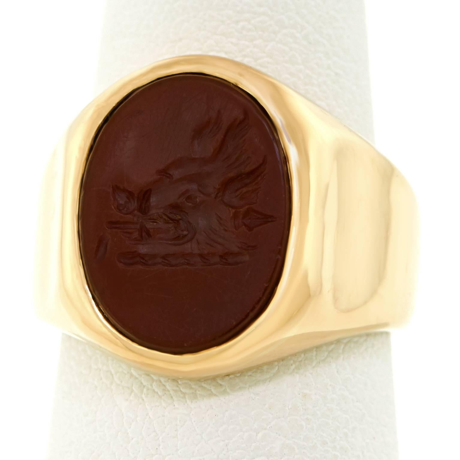 1920s Tiffany & Co.  Gold Signet Ring 1