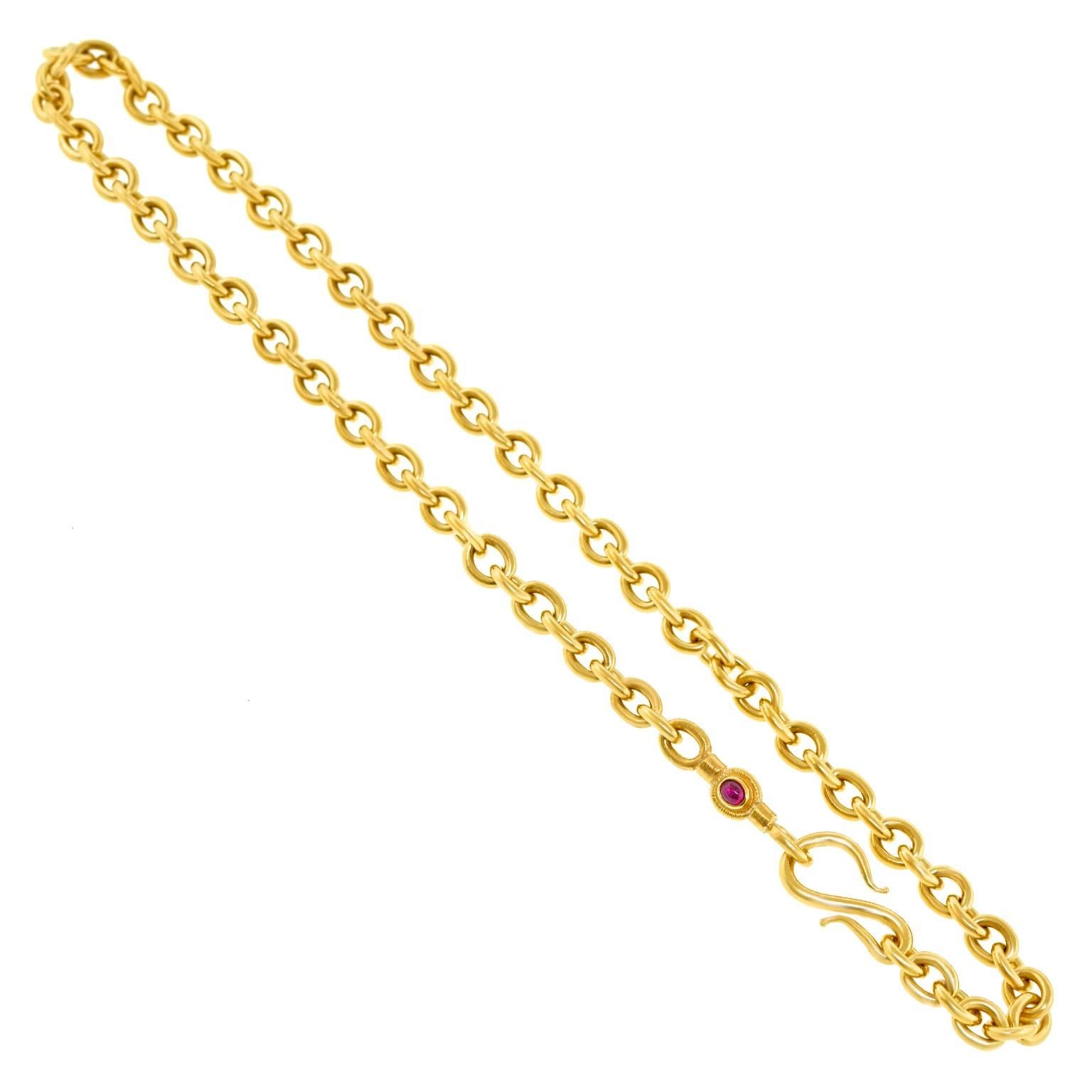 Lilly Fitzgerald High-Karat Gold Necklace 2