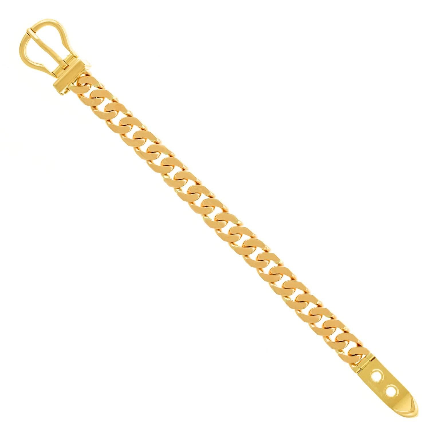 Hermes Gold Buckle Bracelet 2