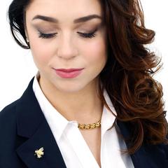 Herbert Rosenthal Gold Bee Brooch