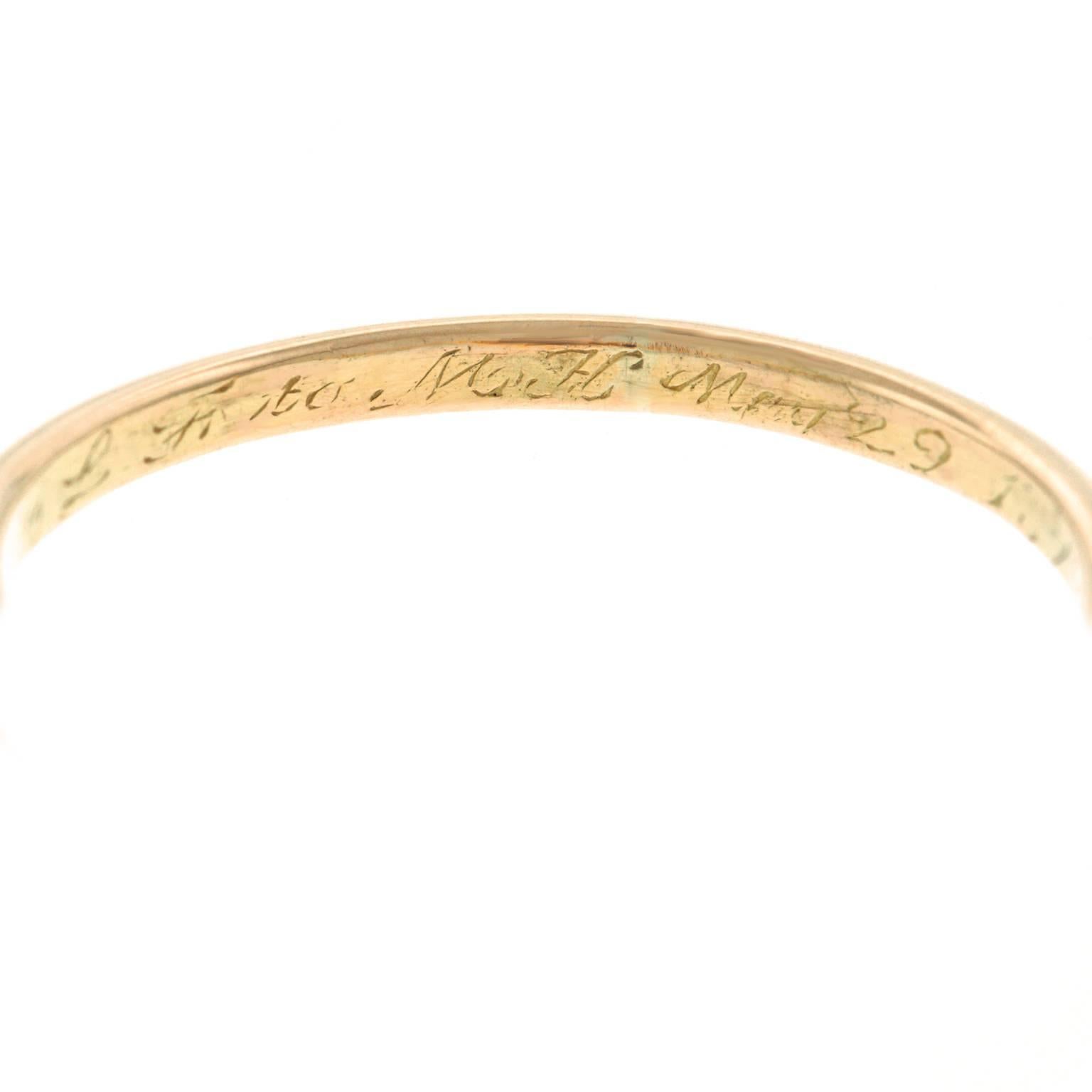 Antique 1.66 Carat No-Heat Sapphire and Diamond Gold Ring 1