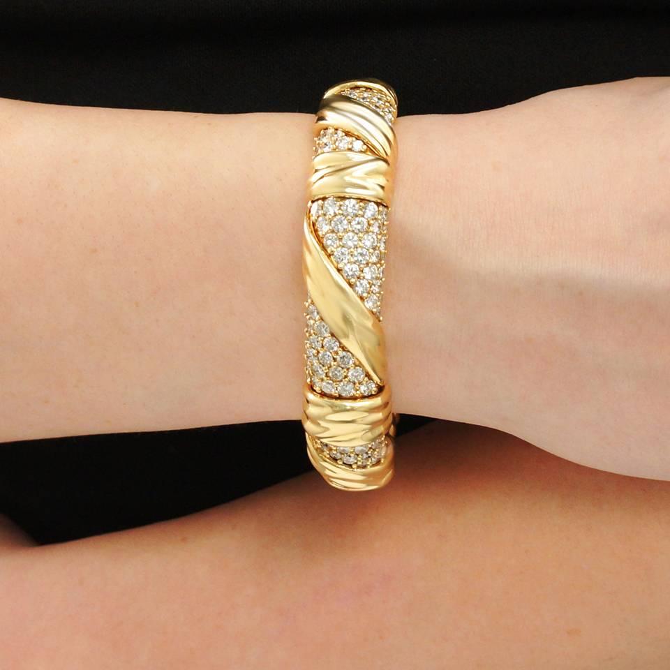 Women's Fabulous Jose Hess Diamond-Set Gold Bracelet