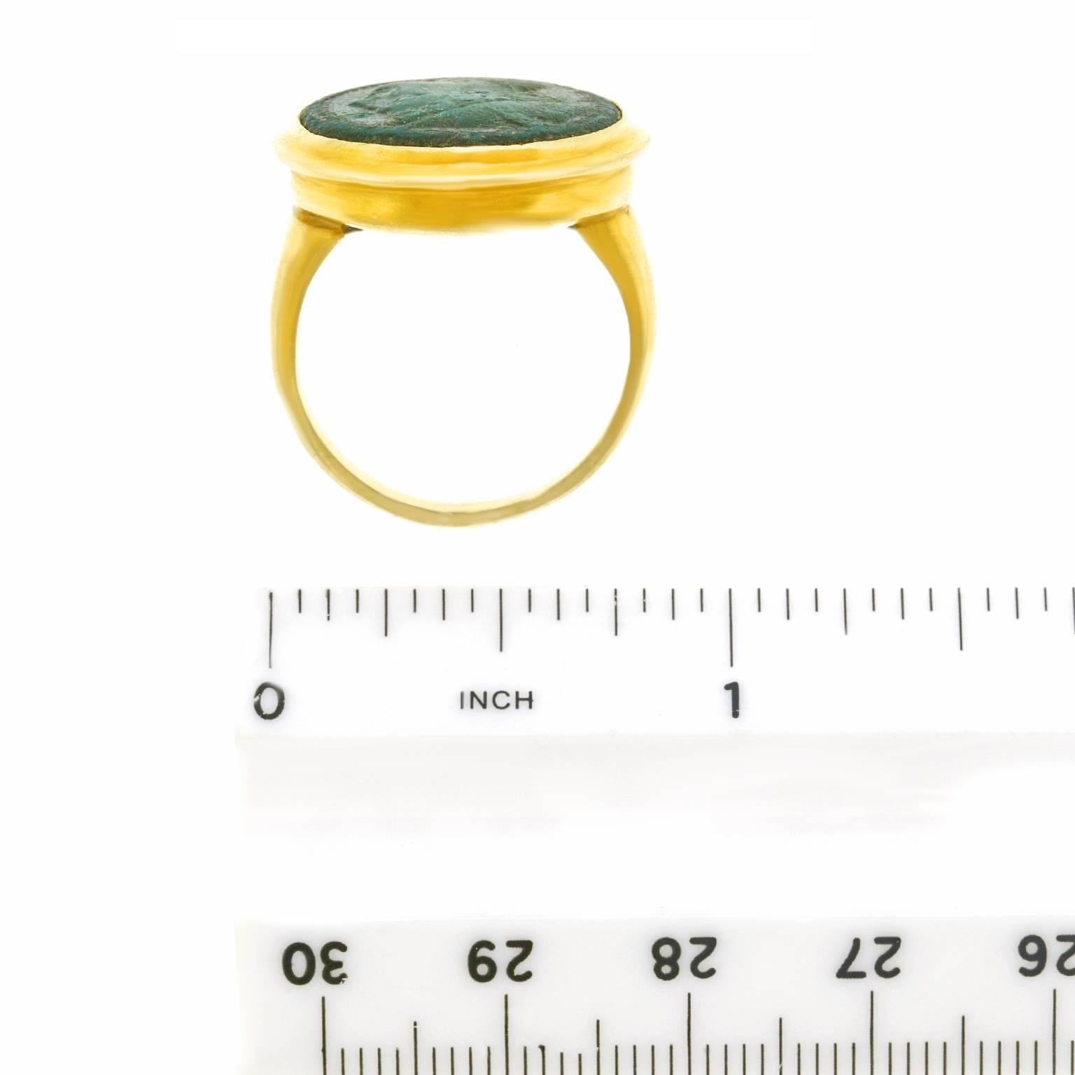 Ancient Coin Gold Ring 1