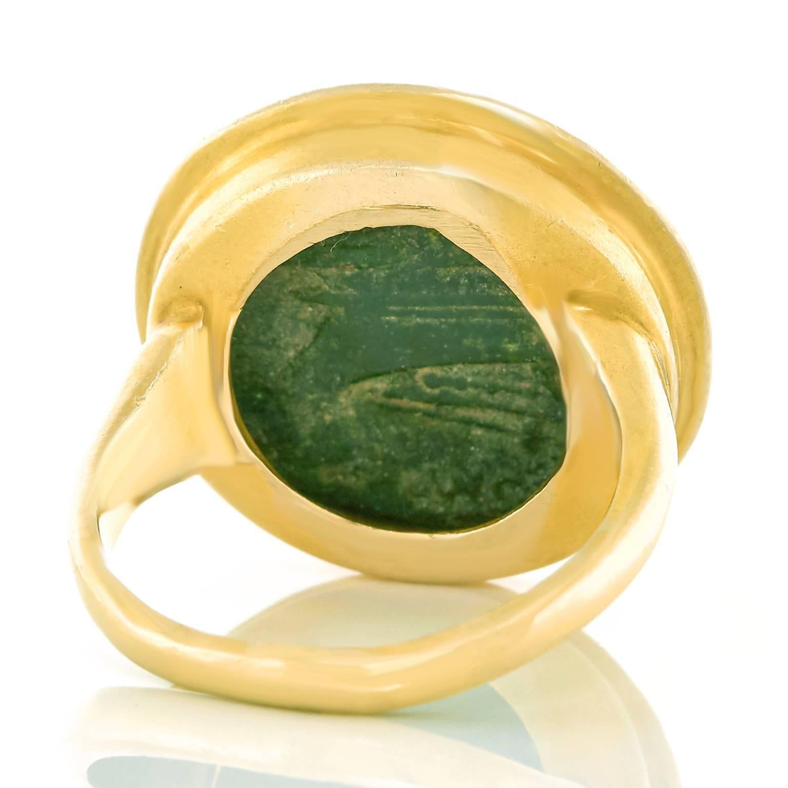 Ancient Coin Gold Ring 2