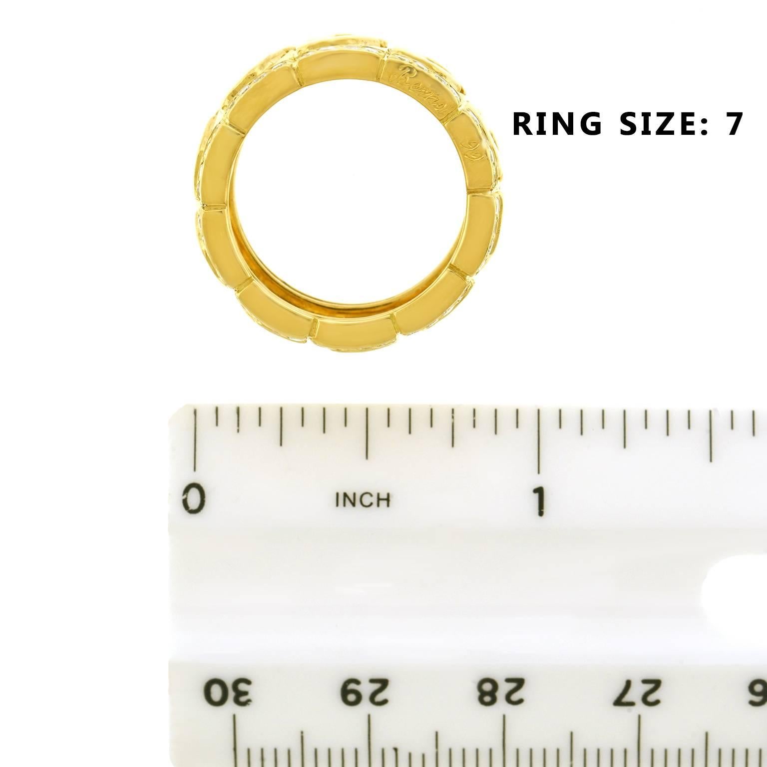 Cartier Double C's Diamond-Set Gold Ring 2
