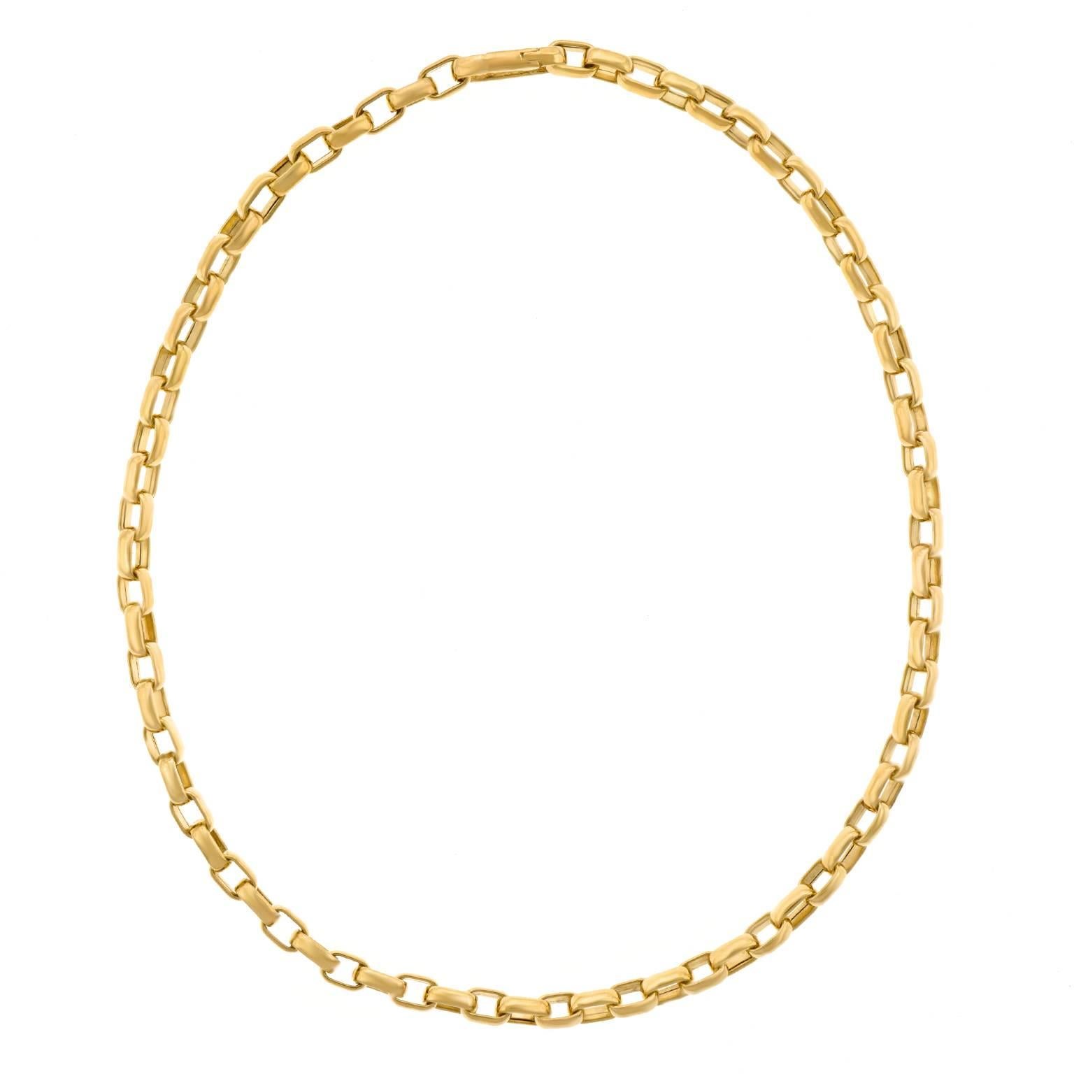 Gold Link Necklace 3