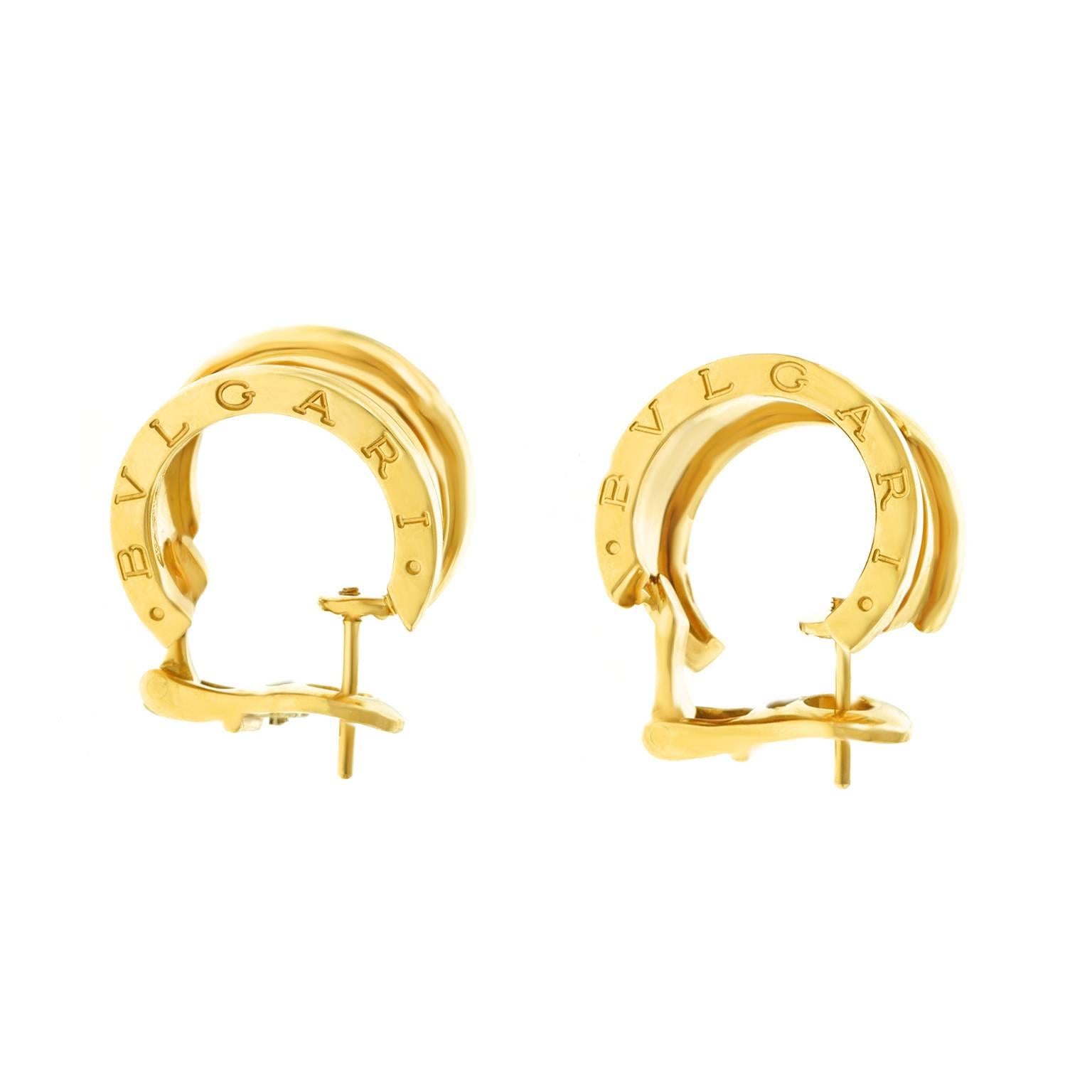 Bulgari Zero Gold Earrings 1