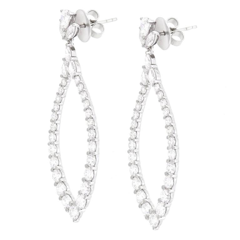 Diamond Chandelier Earrings at 1stDibs