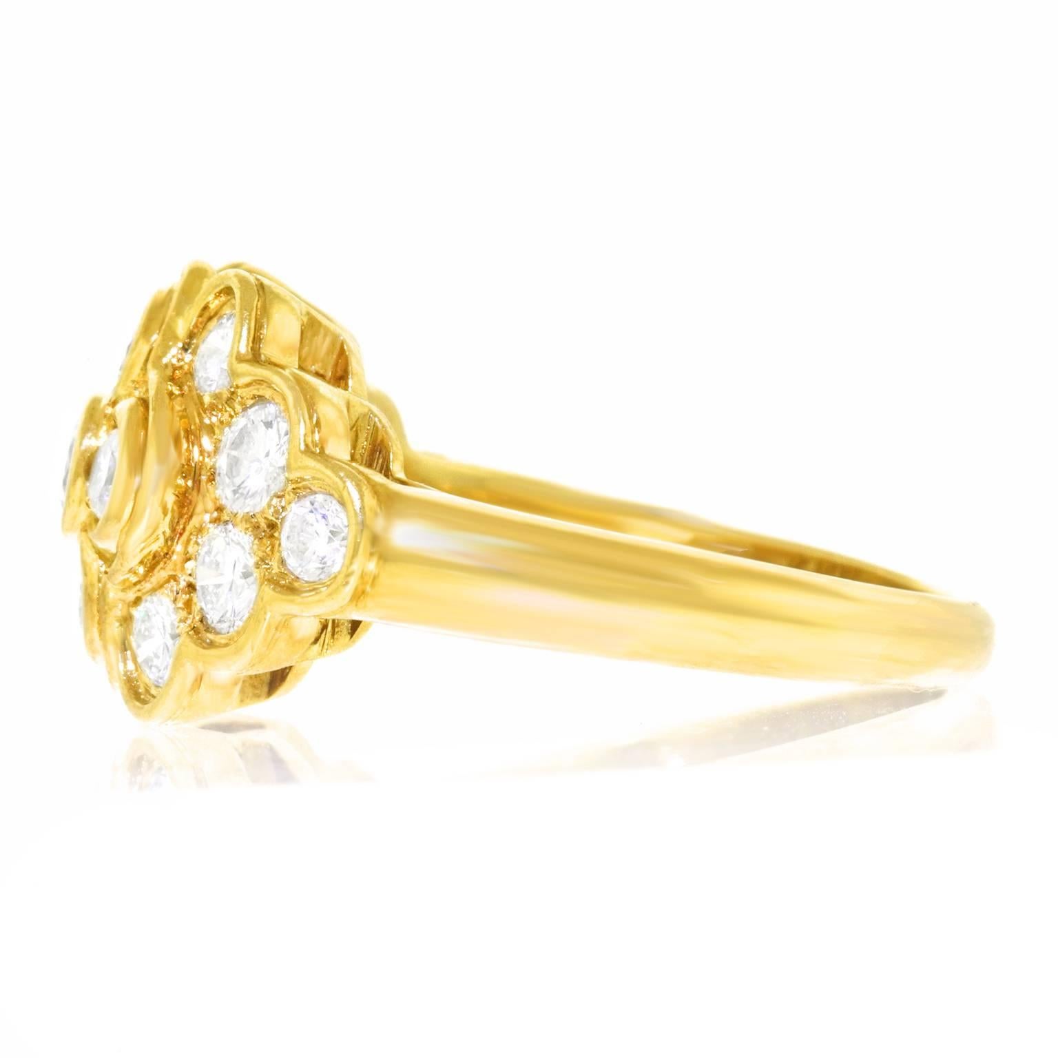 Dior Diamond-Set Gold Ring 3