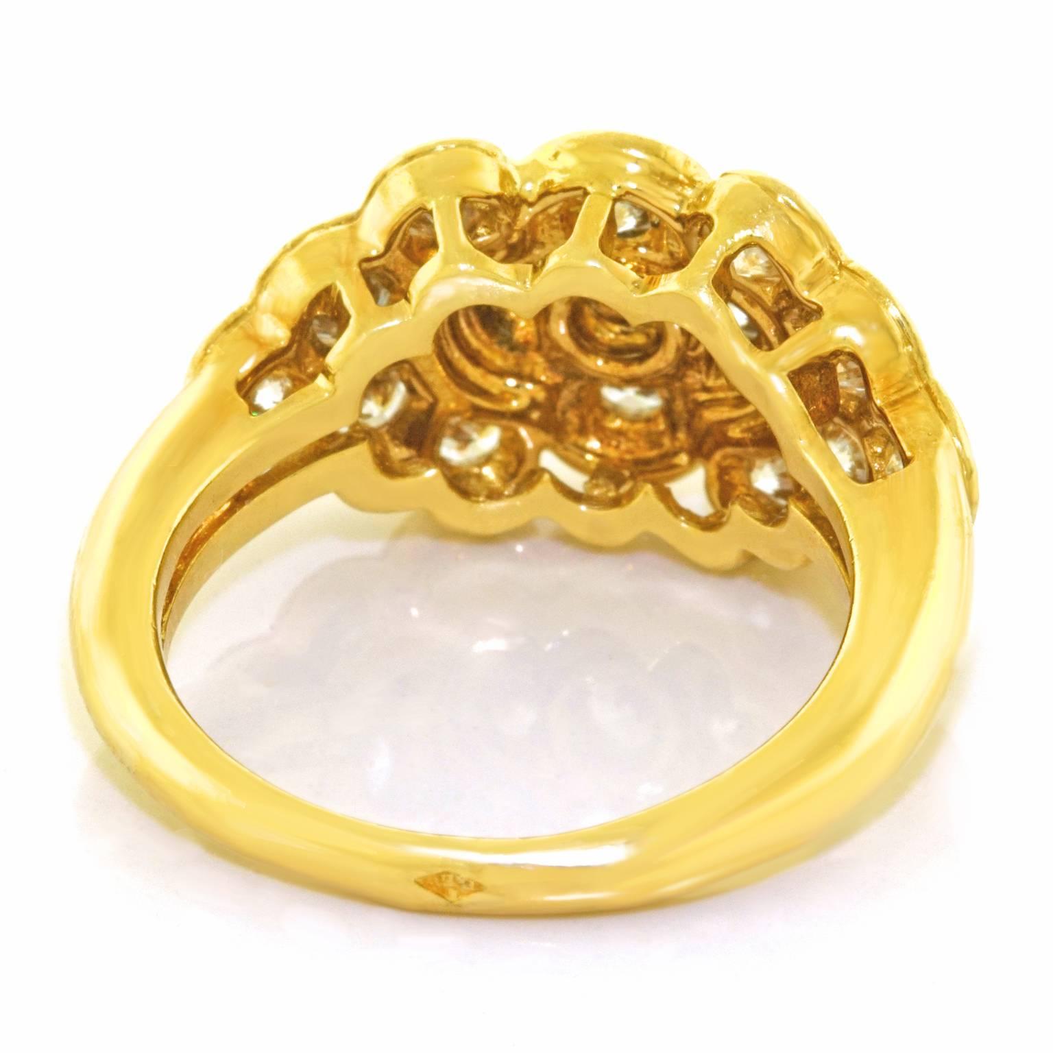 Dior Diamond-Set Gold Ring 4