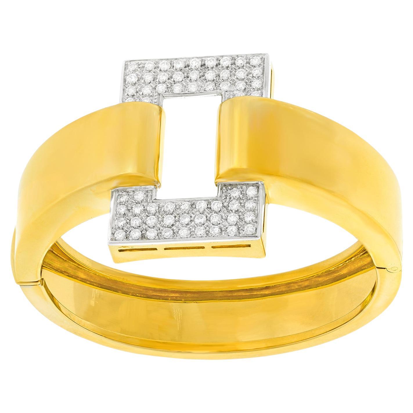 Fabuleux bracelet en diamant des années 80